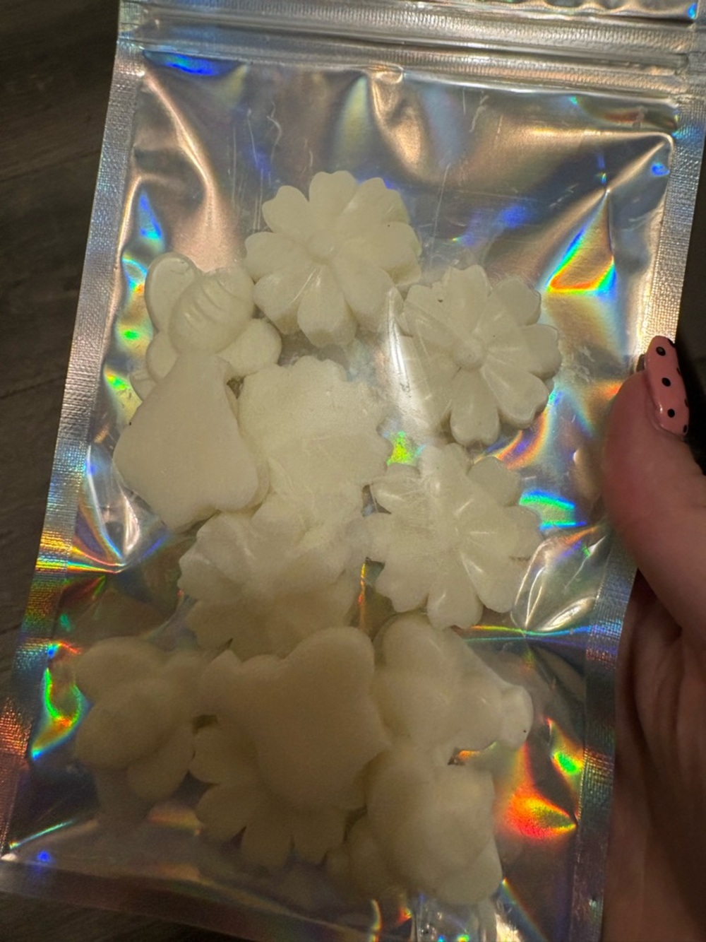 12 watermelon scented wax melts- sunflower and bee shaped